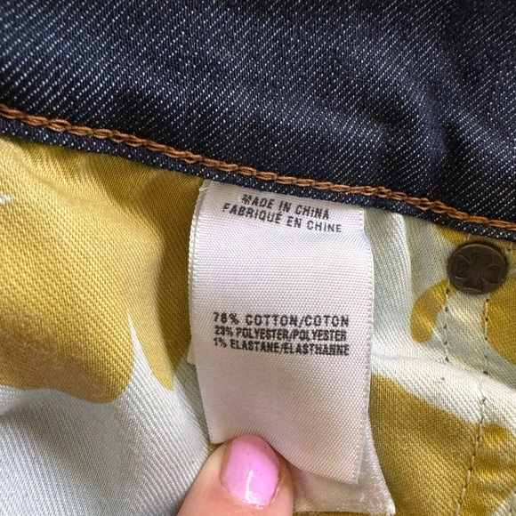 LUCKY BRAND Sofia Boot Women’s Zip Up 5 Pocket Distressed Blue Jeans Size 2/26 - Picture 6 of 8